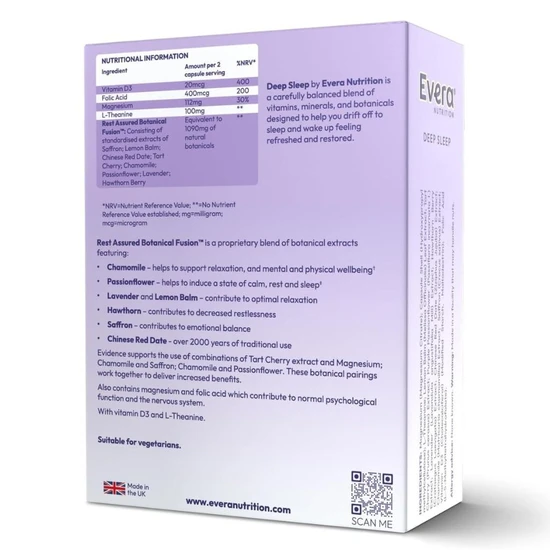 Evera Nutrition Deep Sleep Capsules 60 Capsules