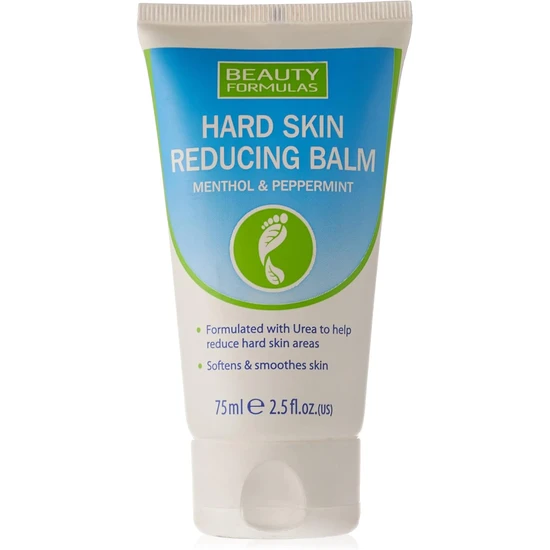 Beauty Formulas Hard Skin Reducing Balm Menthol & Peppermint 75ml