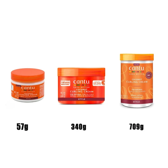 Cantu For Natural Hair Coconut Curling Cream 340g