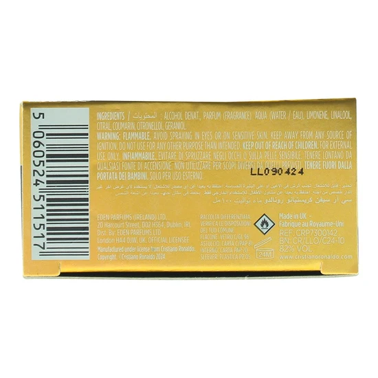Cristiano Ronaldo Cr7 Discover Eau De Toilette 30ml