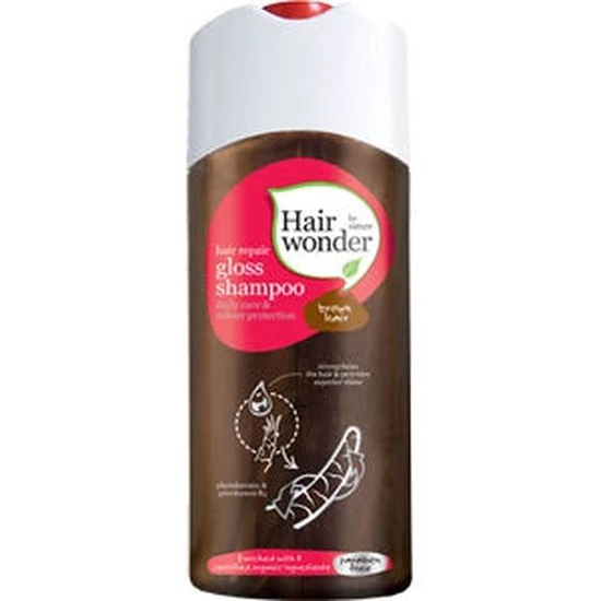 HAIRWONDER Hair Repair Gloss Shampoo For Brown Hair 200ml