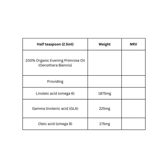 Viridian Organic Evening Primrose Oil 100ml