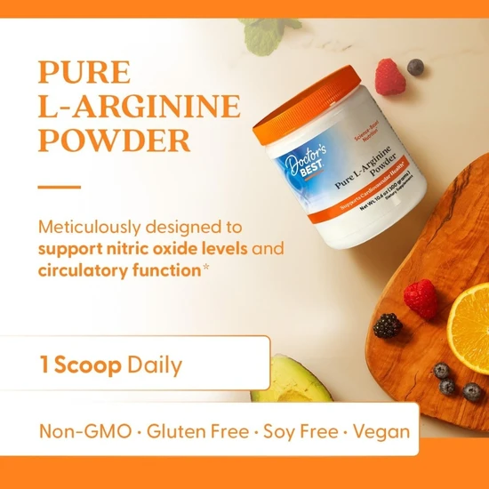 Doctor's Best Pure L-Arginine Powder 300g