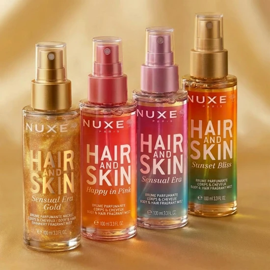 Nuxe Sensual Era Gold Body & Hair Shimmery Fragrant Mist 100ml