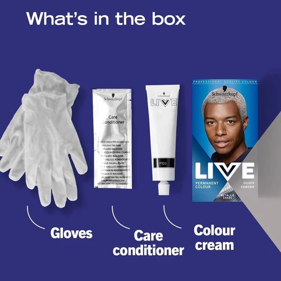 Schwarzkopf Live Permanent Colour U71 Silver Chrome