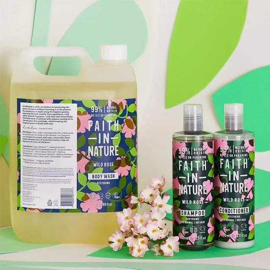 Faith in Nature Wild Rose Shampoo 400ml