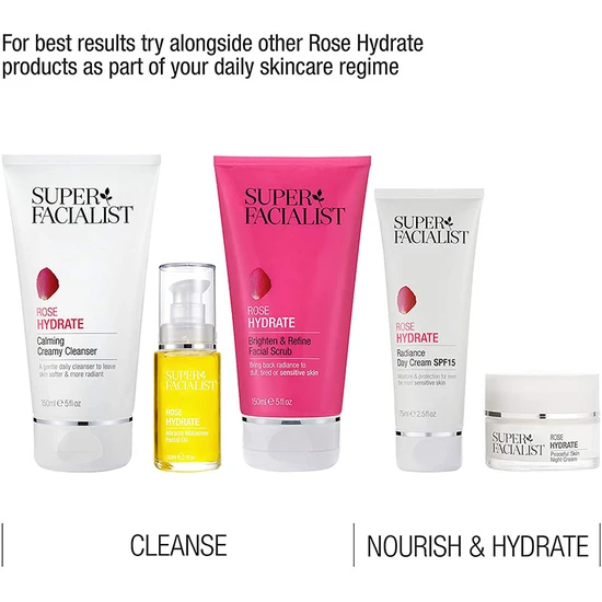 Super Facialist Rose Hydrate Miracle Makeover Facial Oil 30ml