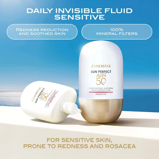 Lancaster Sun Perfect Air Daily Invisible Fluid SPF 50 Sensitive Mineral 40ml