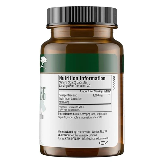 Nutramedix Serrapeptase Capsules 60 Capsules