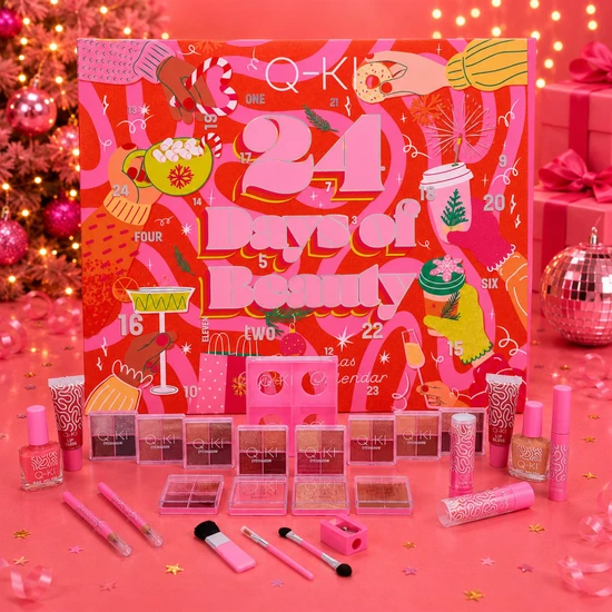 Q-KI 24 Days Of Beauty Advent Calendar 8*4.2g