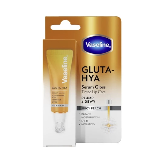 Vaseline Gluta-Hya Lip Serum Gloss SPF 15 Juicy Peach