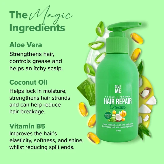 Give Me Aloe Vera & Coconut Oil Hair Repair Cream