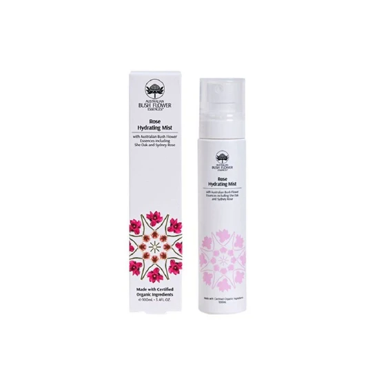 Australian Bush Flower Essences Rose Hydrating Mist 100ml