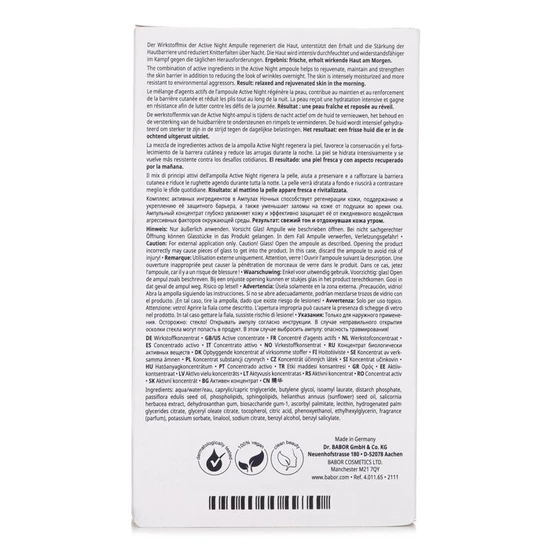 BABOR Ampoules Active Night 7 x 2ml