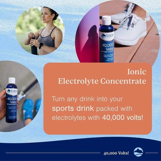 Trace Minerals 40, 000 Volts Electrolyte Concentrate 237ml