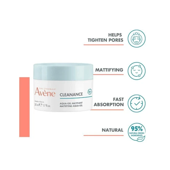 Avène Cleanance Mattifying Aqua Gel For Oily Skin 50ml