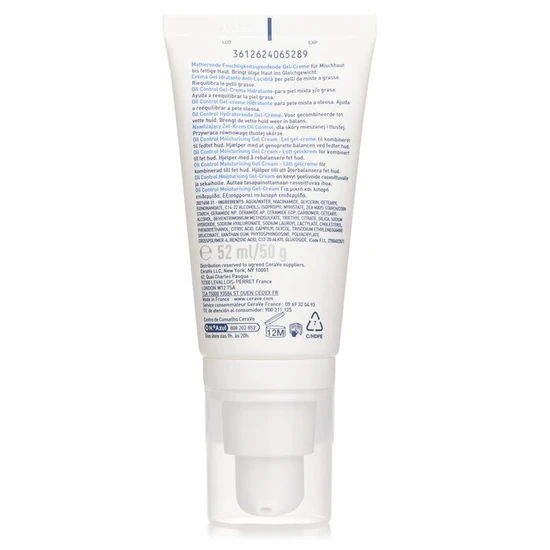 CeraVe Oil Control Gel Moisturising Cream 52ml