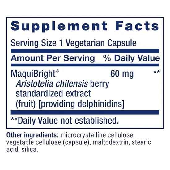 Life Extension Tear Support With MaquiBright 60mg Vegicaps 30