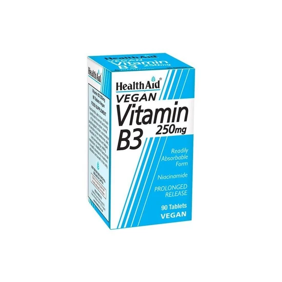 Health Aid Vitamin B3 250mg Prolonged Release Tablets 90 Tablets