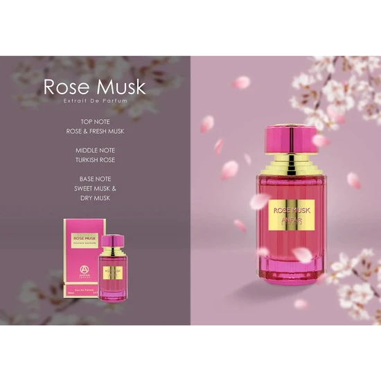 Anfar London Rose Musk Eau De Parfum 100ml