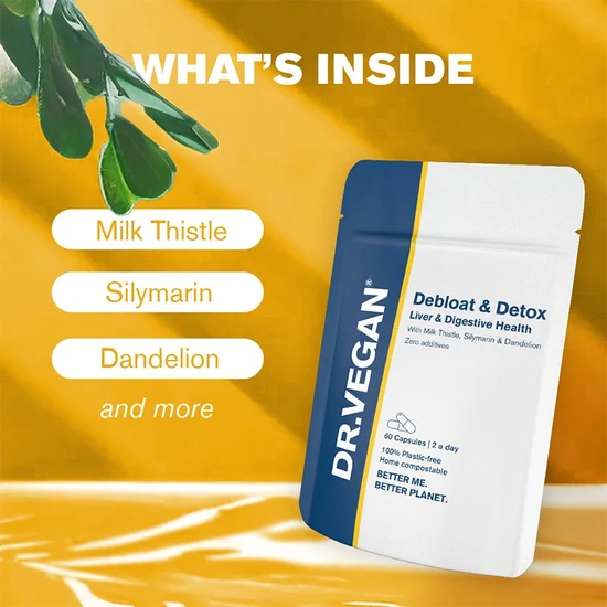 Dr Vegan Debloat & Detox Capsules 60 Capsules