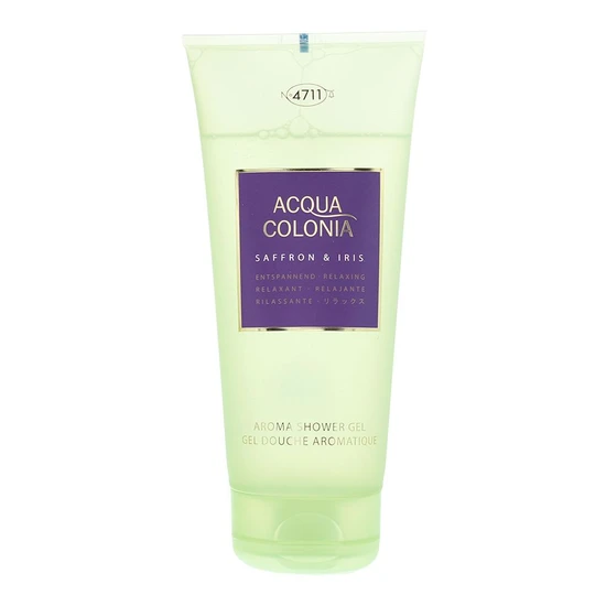 4711 Acqua Colonia Saffron & Iris Shower Gel 200ml
