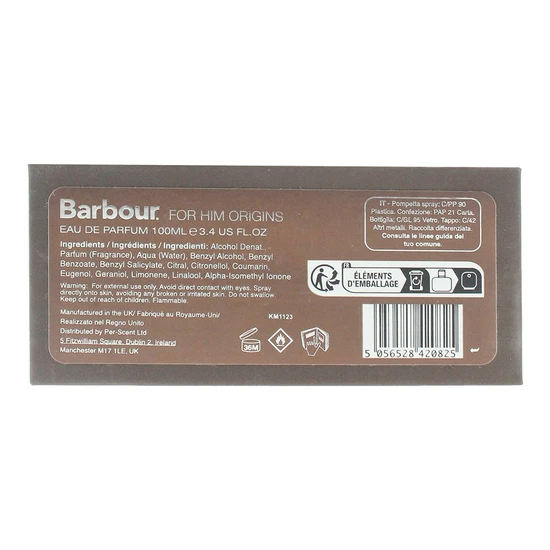 Barbour For Him Eau De Parfum 100ml