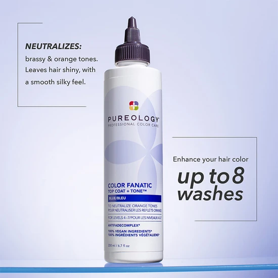 Pureology Colour Fanatic Top Coat + Tone Blue 200ml