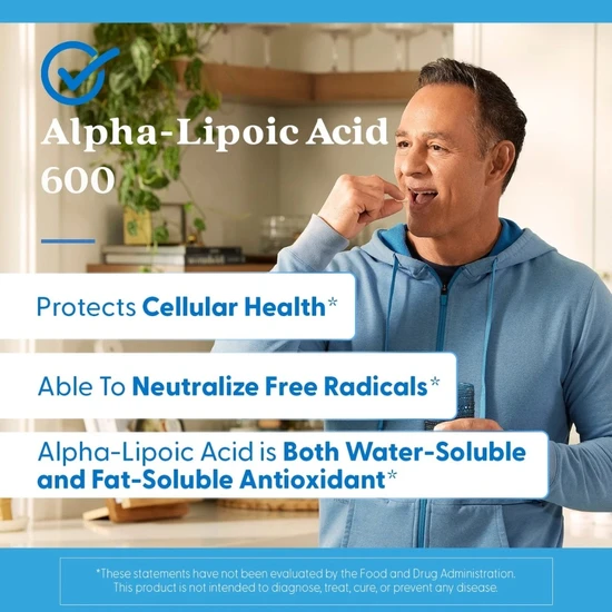 Doctor's Best Alpha Lipoic Acid 600mg Vegicaps 180 Vegicaps