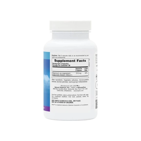 Nature's Plus Magnesium Glycinate Capsules 90 Capsules