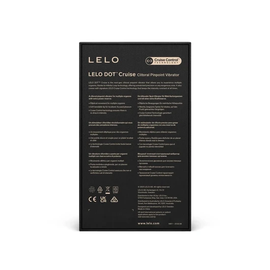 Lelo Dot Cruise Clitoral Vibrator Peach Please