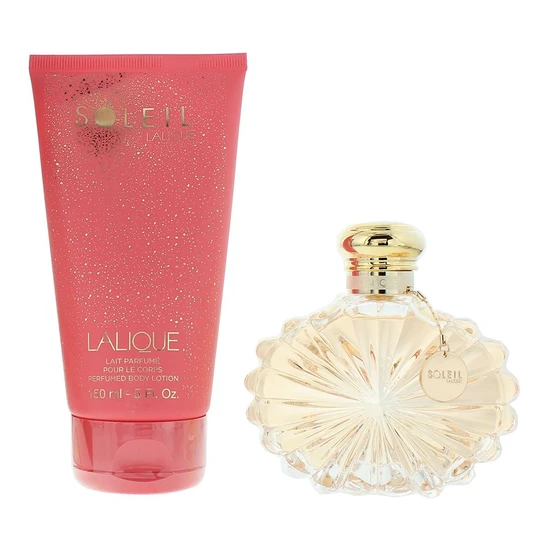 Lalique Soleil Eau De Parfum 50ml + Body Lotion 150ml Gift Set 100ml