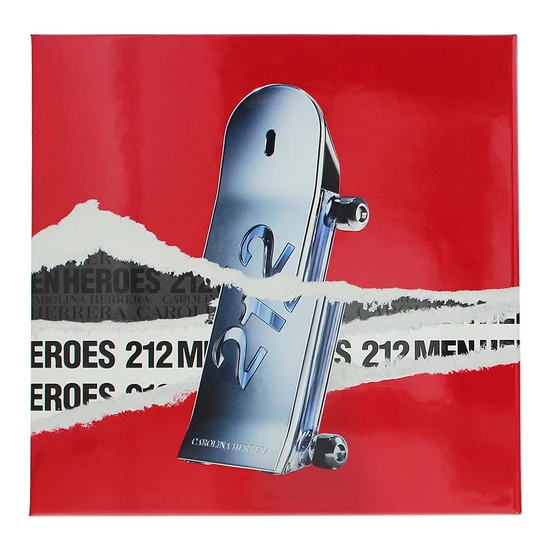 Carolina Herrera 212 Heroes Gift Set 90ml Eau De Toilette + 100ml Shower Gel