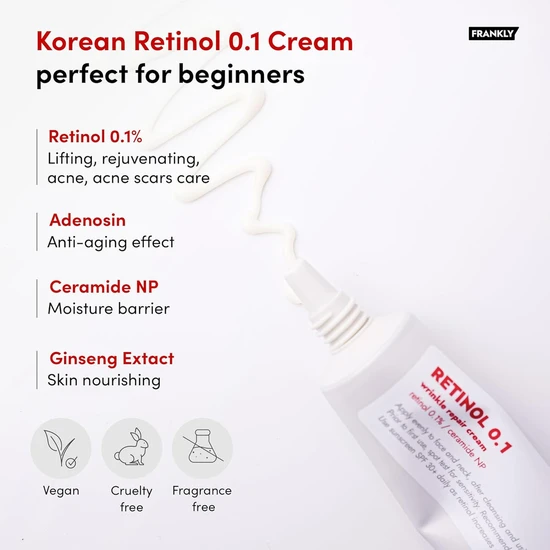 FRANKLY Retinol 0.1 Cream 30ml