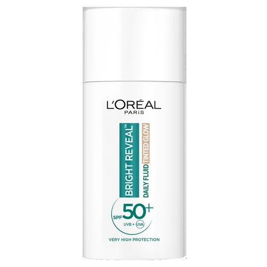 L'Oreal Paris Bright Reveal Daily Fluid Tinted Glow SPF 50 50ml