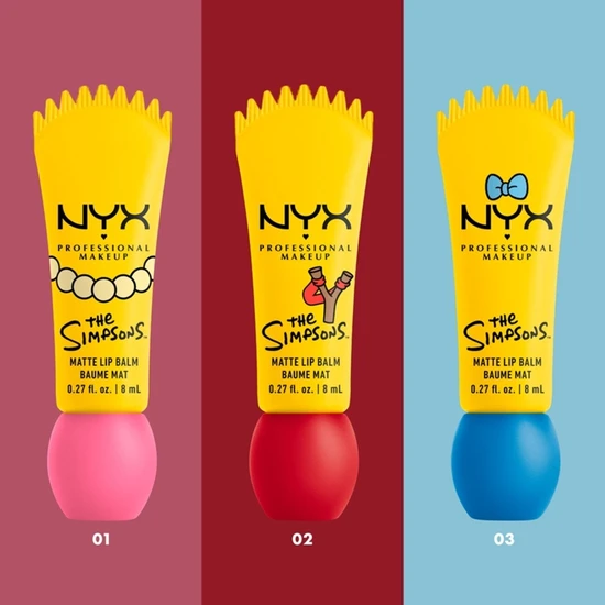NYX Professional Makeup The Simpsons Matte Lip Balm Smarty Pink
