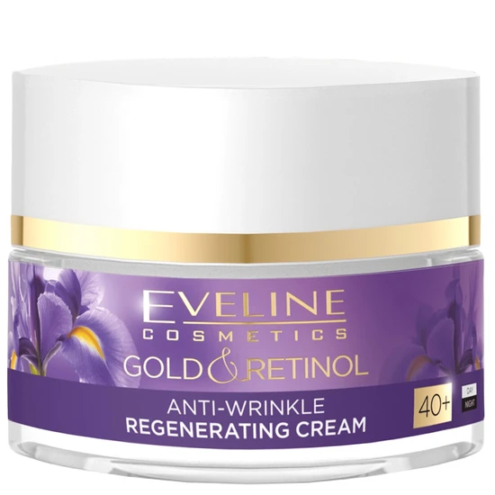 Eveline Gold Retinol Anti Wrinkle Regenerating Cream 40+ 50ml