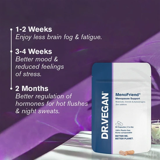 Dr Vegan MenoFriend Menopause Support Capsules 60 Capsules