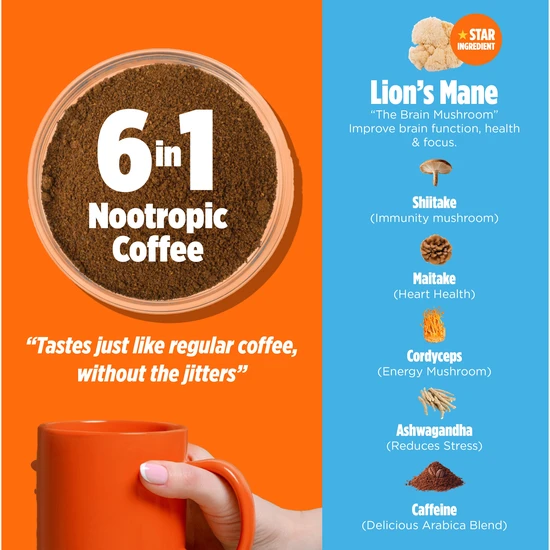 Orange County Wellbeing Brain Food Focus Coffee Starter Kit 200g