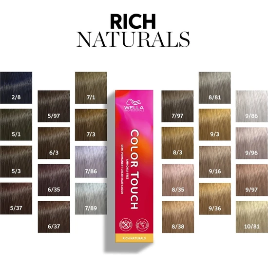 Wella Colour Touch Rich Naturals 60ml / 4/19