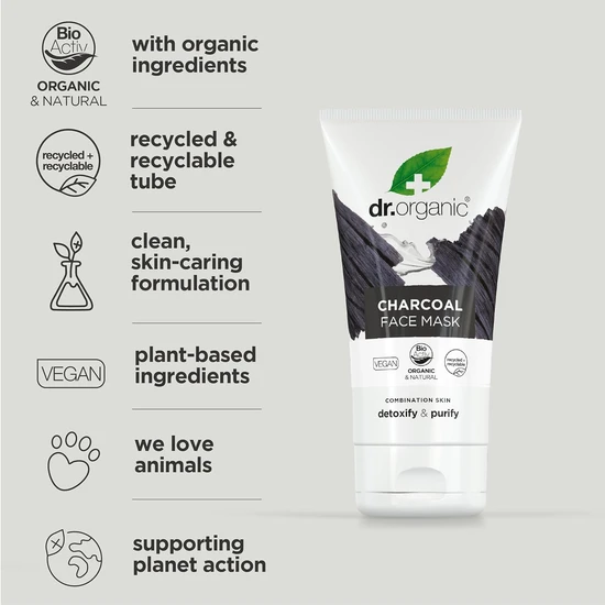 Dr. Organic Organic Charcoal Face Mask 125ml