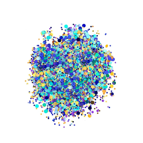 Stargazer Confetti Face Glitter Blue