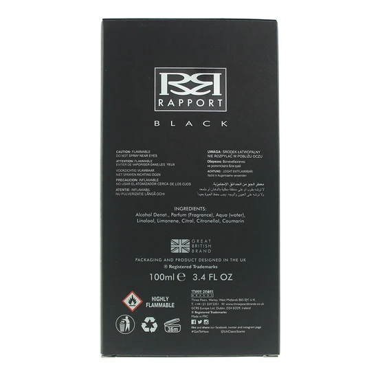 Rapport Black Eau De Toilette 100ml