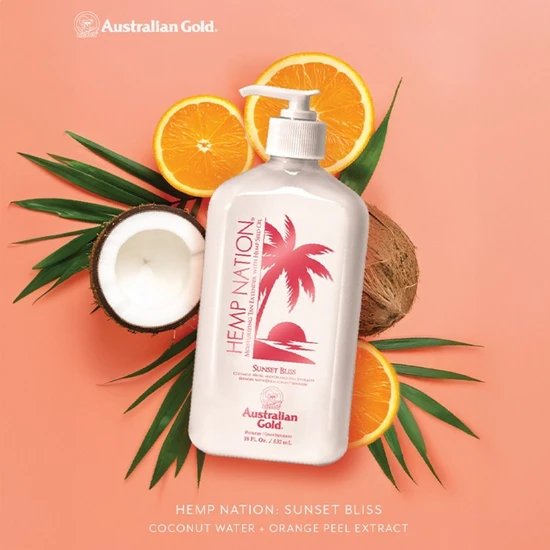 Australian Gold Hemp Nation Moisturising Tan Extender Sunset Bliss 532ml