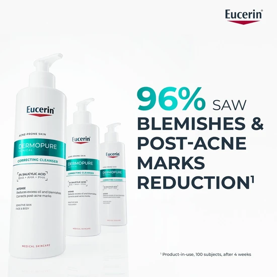 Eucerin Dermopure Clinical Correcting Cleanser Gel Acne-Prone Skin 400ml