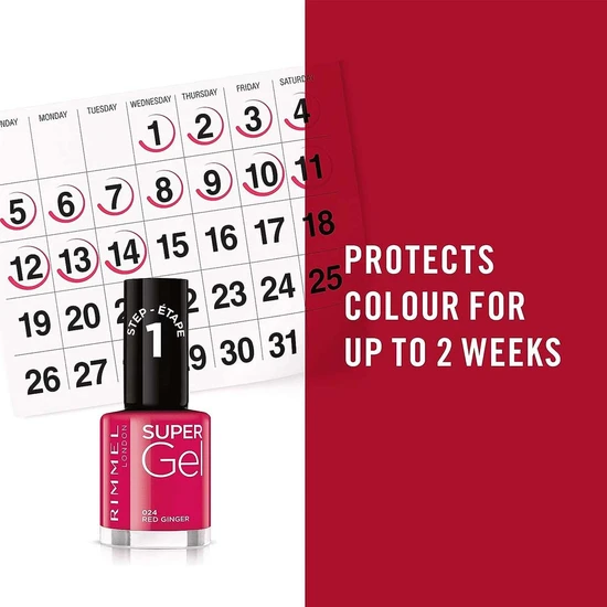 Rimmel Super Gel By Kate Nail Polish 024 Red Ginger