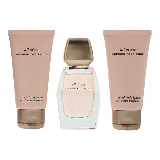 Narciso Rodriguez All Of Me Eau De Parfum 50ml, Body Lotion 50ml + Shower Gel 50ml Gift Set