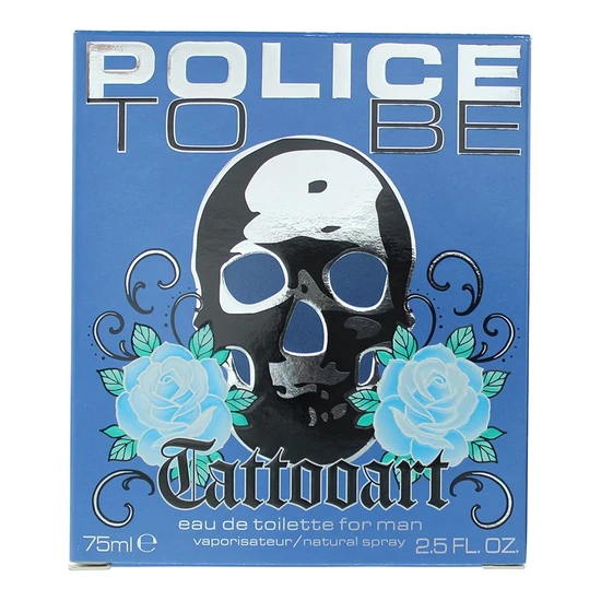 Police To Be Tattooart Eau De Toilette Men's Aftershave 75ml