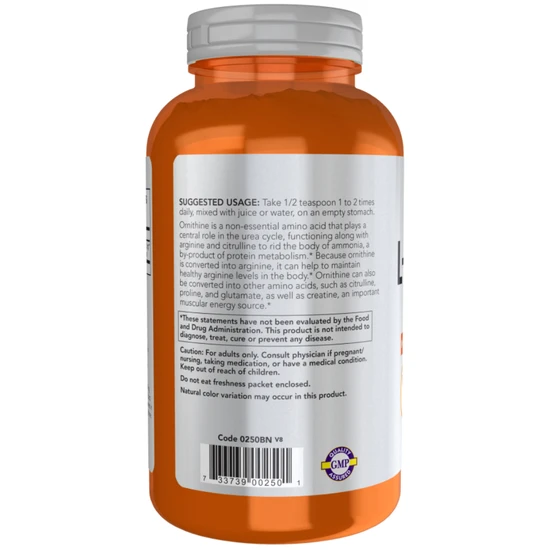 NOW Foods L-Ornithine Pure Powder 227g