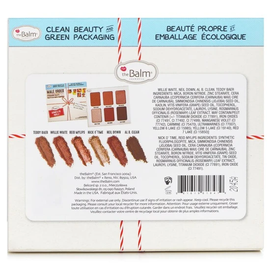 theBalm Male Order Eyeshadow Palette Domestic Male